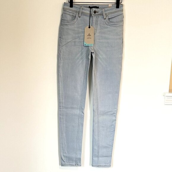 NWT Prana Women's Soma Light Washed Blue Skinny Jeans - Size 6 - Picture 2 of 8